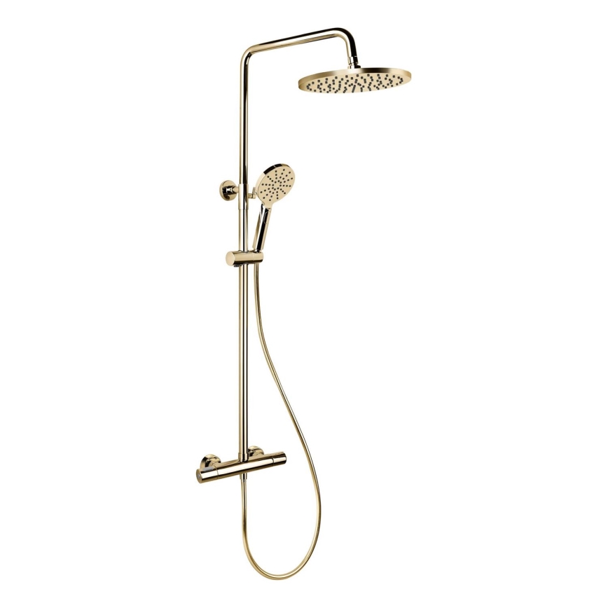 BATH DELUXE 31-120-08-64-00 - Duschutrustning med termostat DRAGOR glansig mässing