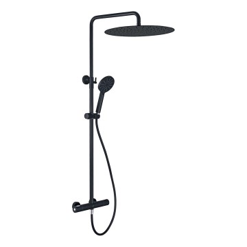 BATH DELUXE 31-120-13-63-00 - Duschutrustning med termostat DRAGOR matt svart