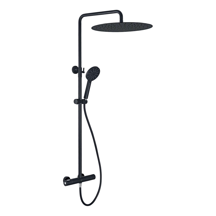 BATH DELUXE 31-120-13-63-00 - Duschutrustning med termostat DRAGOR matt svart