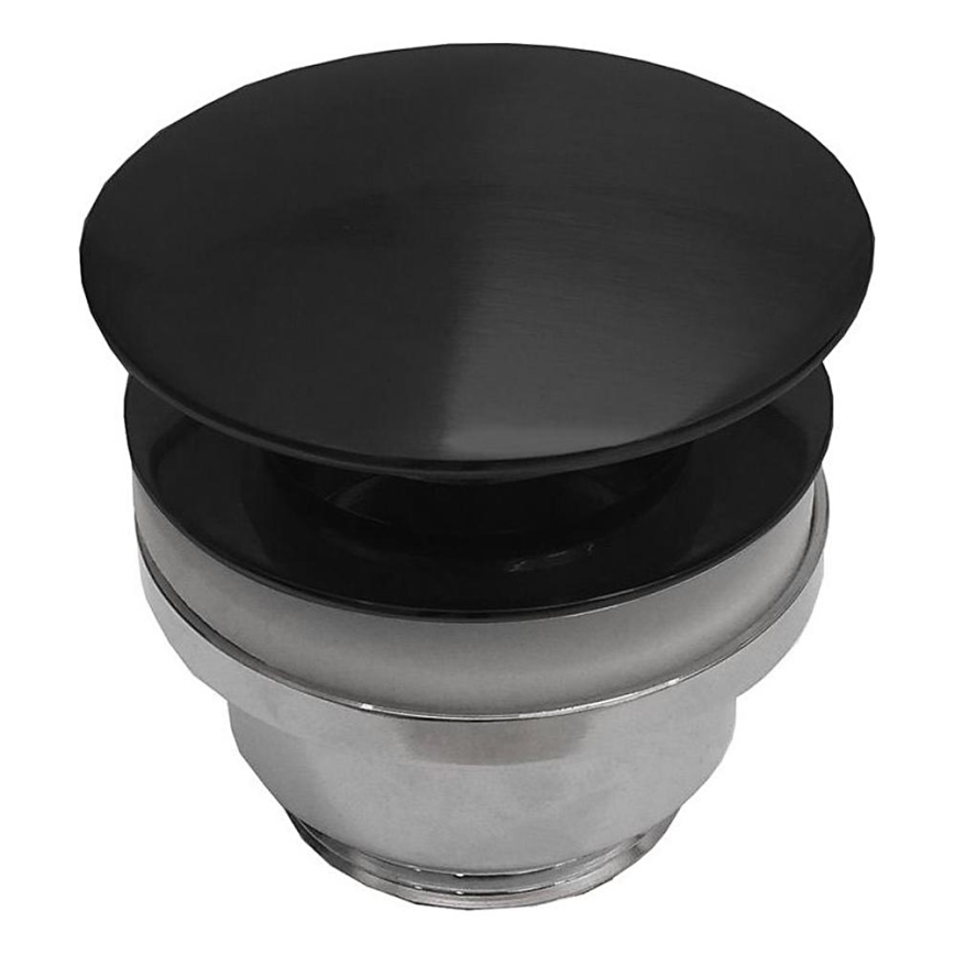 BATH DELUXE 33-004-05-02-04 - Tvättställsavlopp RODBY diameter 6,6 cm svart