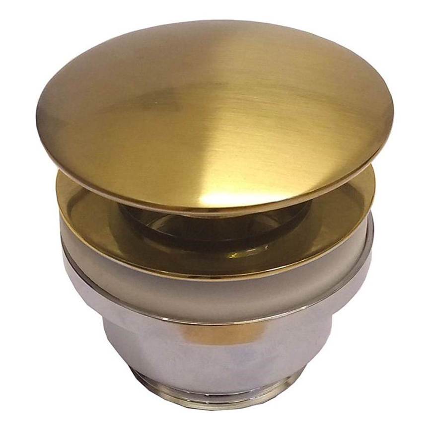 BATH DELUXE 33-004-05-64-04 - Tvättställ waste RODBY diameter 6,6 cm glansig mässing