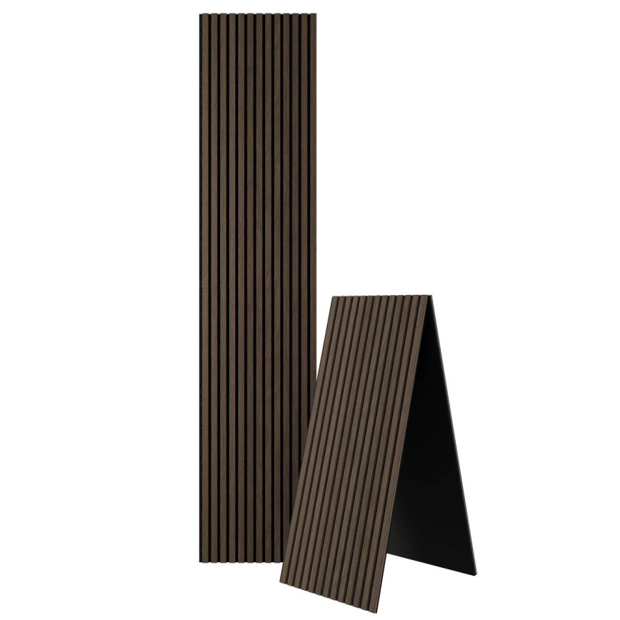 BATH DELUXE 54-240-11-84-12 - Akustisk väggpanel VASALUND 240x52 cm valnöt