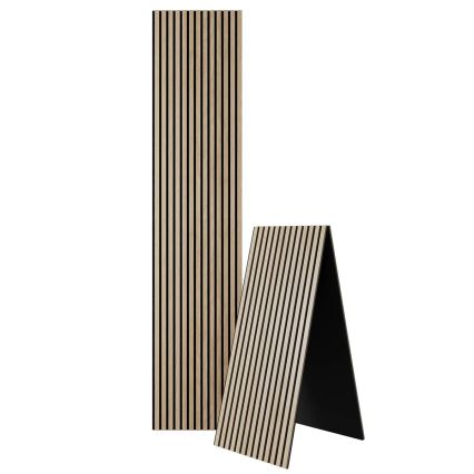 BATH DELUXE 54-240-11-86-12 - Akustisk väggpanel VASALUND 240x52 cm ek