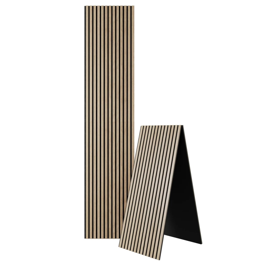 BATH DELUXE 54-240-11-86-12 - Akustisk väggpanel VASALUND 240x52 cm ek