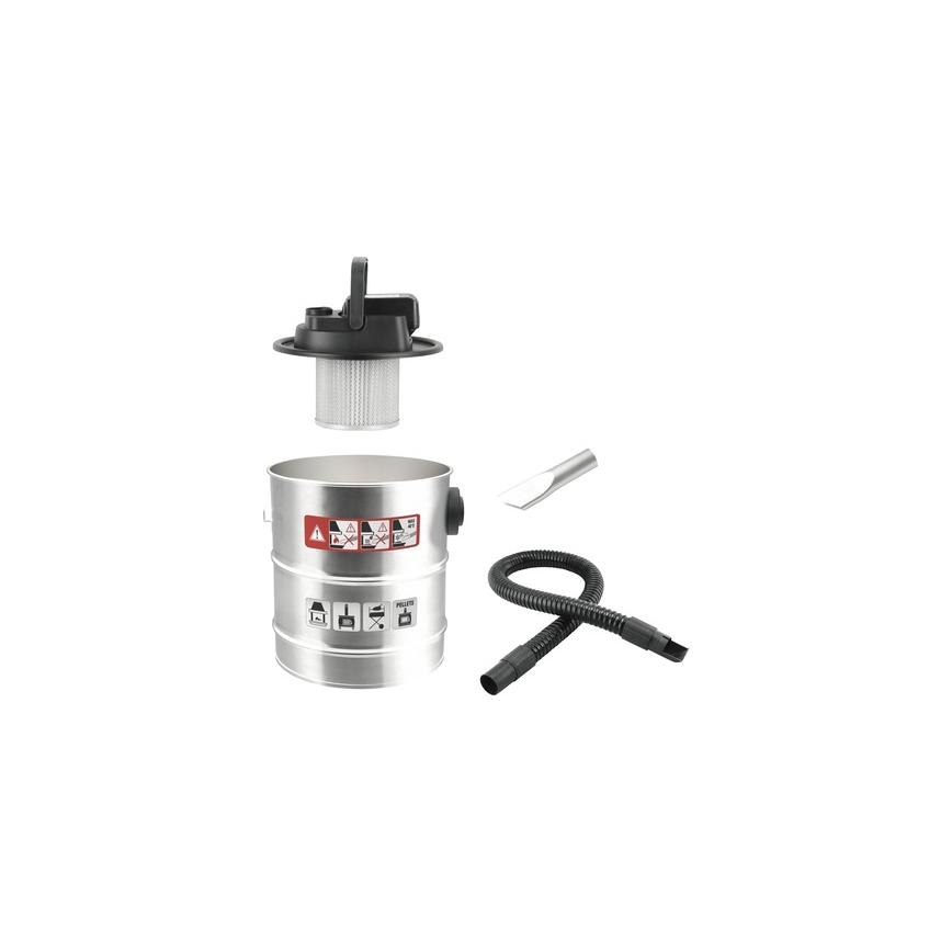 Batteridriven dammsugare med HEPA-filter 12 l 110W/18V 2000 mAh matt krom