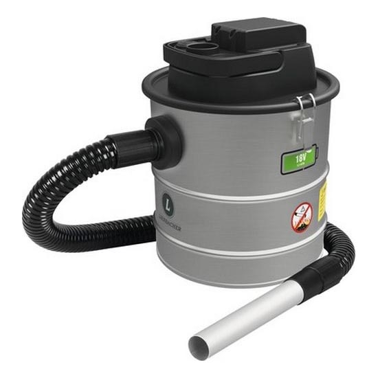 Batteridriven dammsugare med HEPA-filter 12 l 110W/18V 2000 mAh matt krom