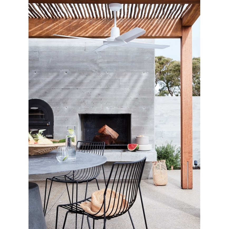 BAYSIDE 213025 - Utomhus tak fan NAUTILUS IP55 vit