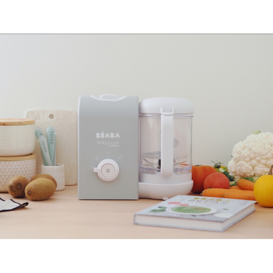 Beaba - Ångkokare$12i1 BABYCOOK EXPRESS grå