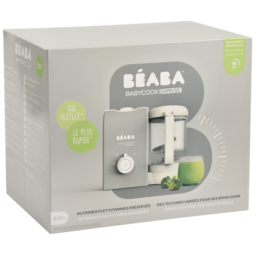 Beaba - Ångkokare$12i1 BABYCOOK EXPRESS grå