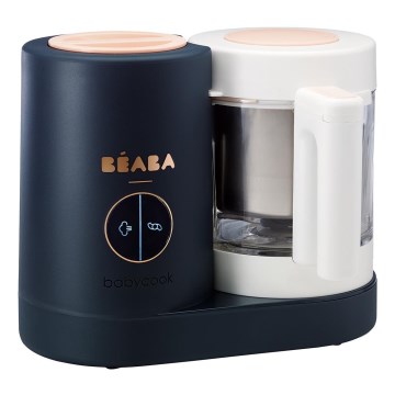 Beaba - Ångkokare$12i1 BABYCOOK NEO blå/vit