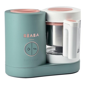 Beaba - Ångkokare$12i1 BABYCOOK NEO grön/vit