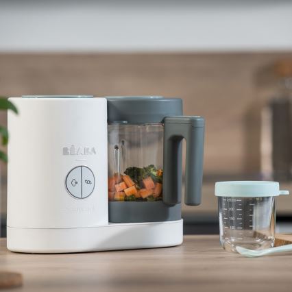 Beaba - Ångkokare$12i1 BABYCOOK NEO grön/vit