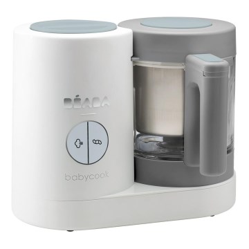 Beaba - Ångkokare$12i1 BABYCOOK NEO vit/grå