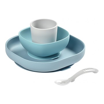 Beaba - Children's dining kit Jungle 4 delar