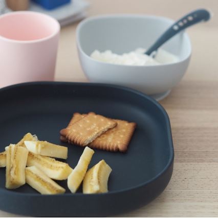 Beaba - Children's dining kit Night blå 4 delar