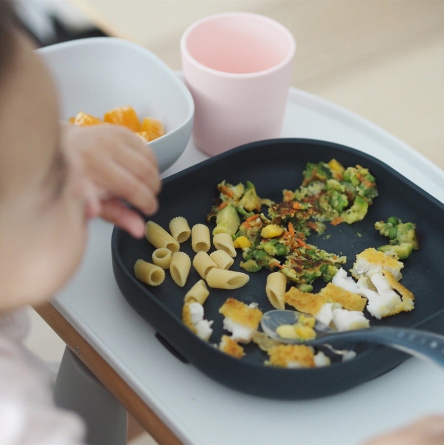 Beaba - Children's dining kit Night blå 4 delar