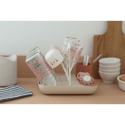 Beaba - Diskställ för flaskor beige/orange