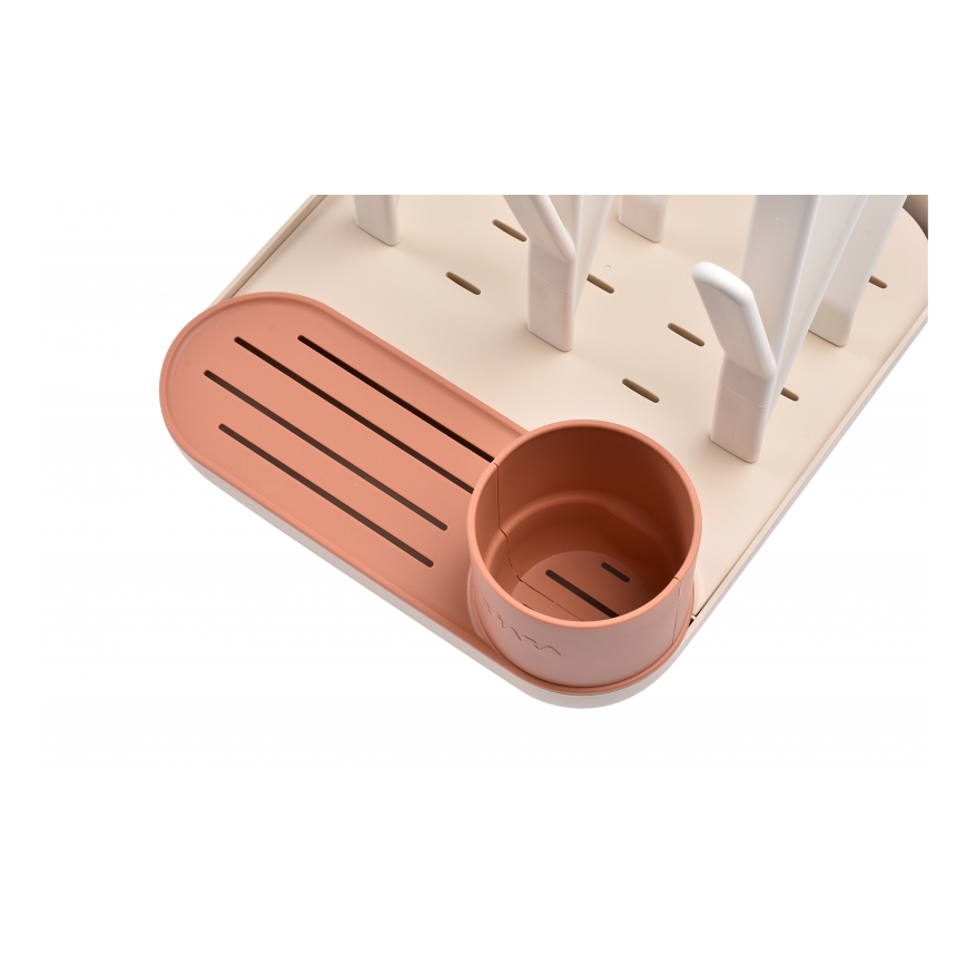 Beaba - Diskställ för flaskor beige/orange