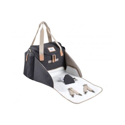 Beaba - Skötväska för sittvagn SYDNEY grå/beige