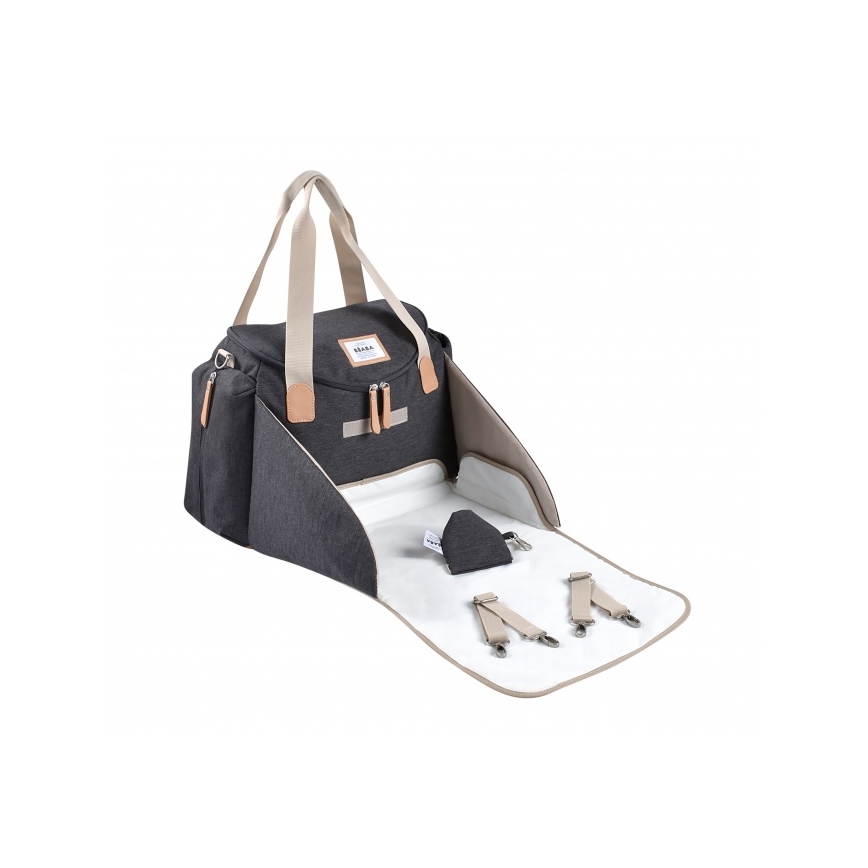 Beaba - Skötväska för sittvagn SYDNEY grå/beige