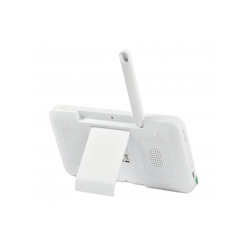 Beaba - Smart uppladdningsbar babyvakt med monitor ZEN NIGHT 720p 5V 4000 mAh Wi-Fi vit