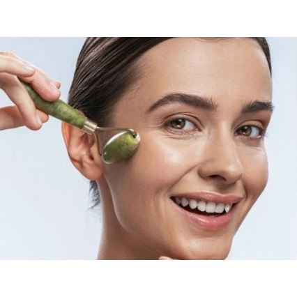 Beper - Ansiktsrulle och Gua Sha-sten i nefrit