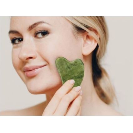 Beper - Ansiktsrulle och Gua Sha-sten i nefrit