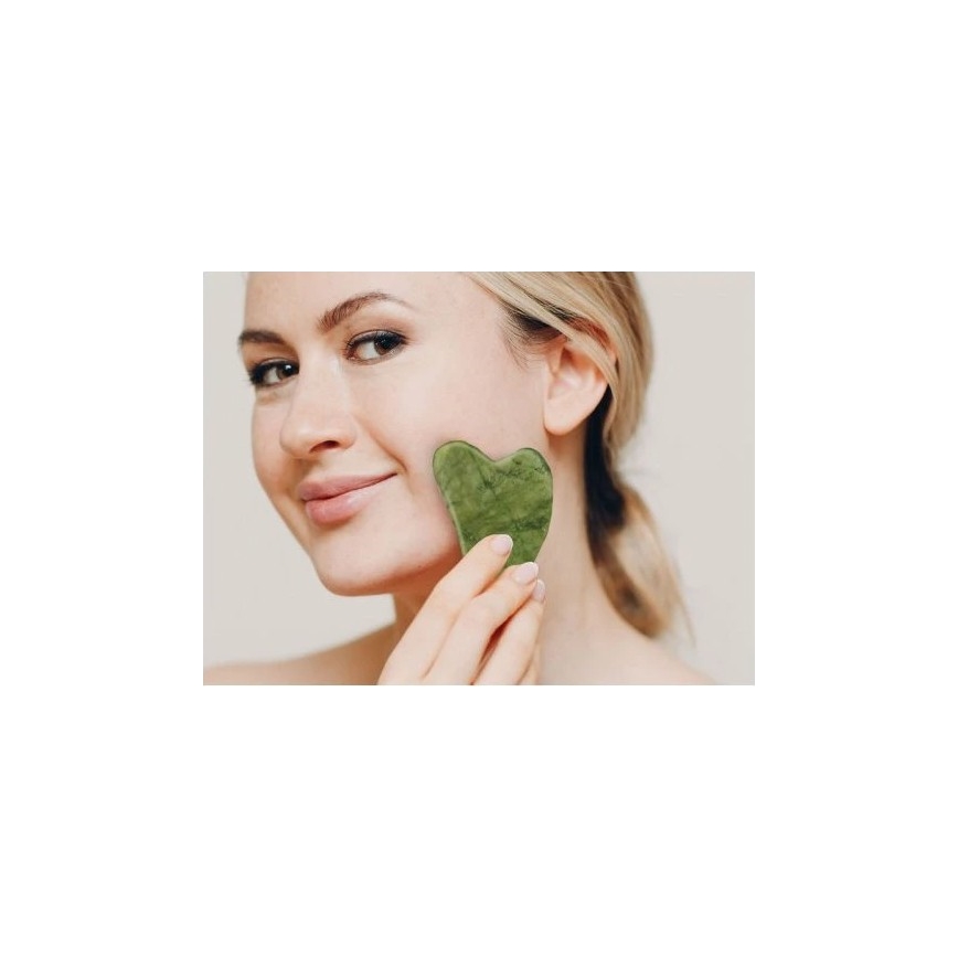 Beper - Ansiktsrulle och Gua Sha-sten i nefrit