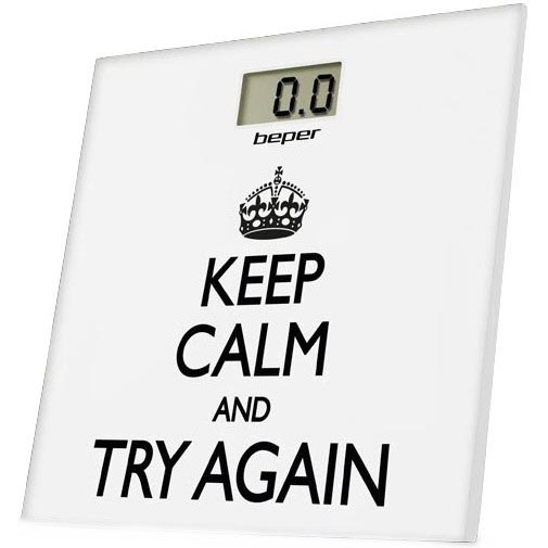 Beper - Digital personvåg med LCD-display 1xCR2032