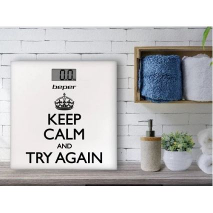 Beper - Digital personvåg med LCD-display 1xCR2032