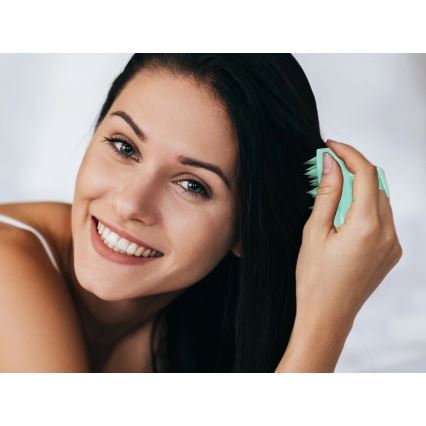 Beper - Massageborste för hårbotten, mintgrön