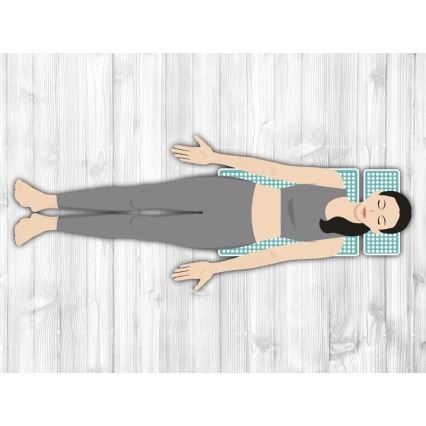 Beper - Mintgrön akupressurmatta och kudde