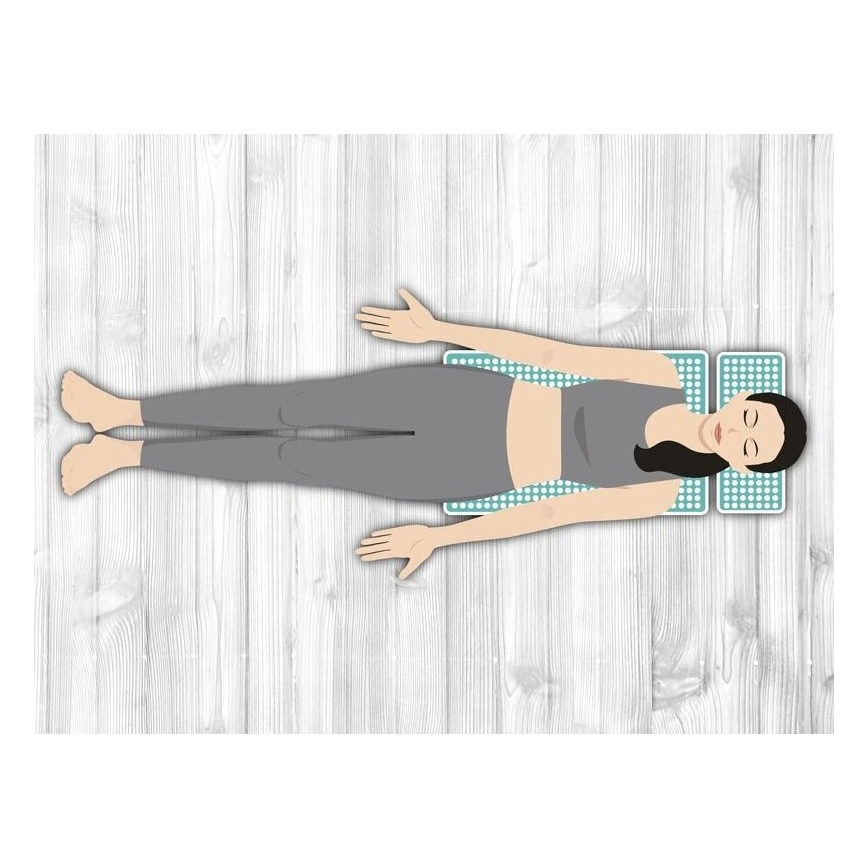 Beper - Mintgrön akupressurmatta och kudde