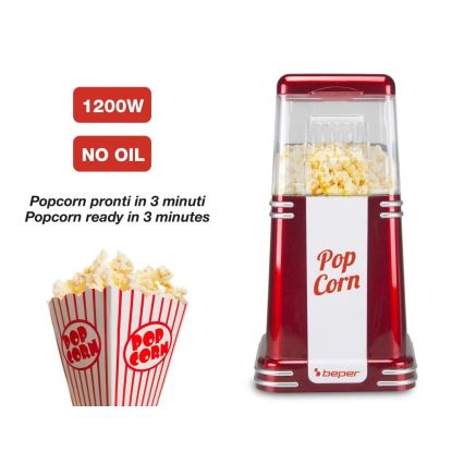 Beper - Popcornmaskin 1200W/230V