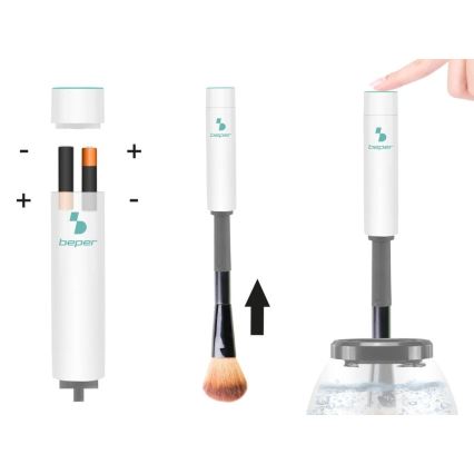 Beper - Rengörare för sminkborstar 2xAAA