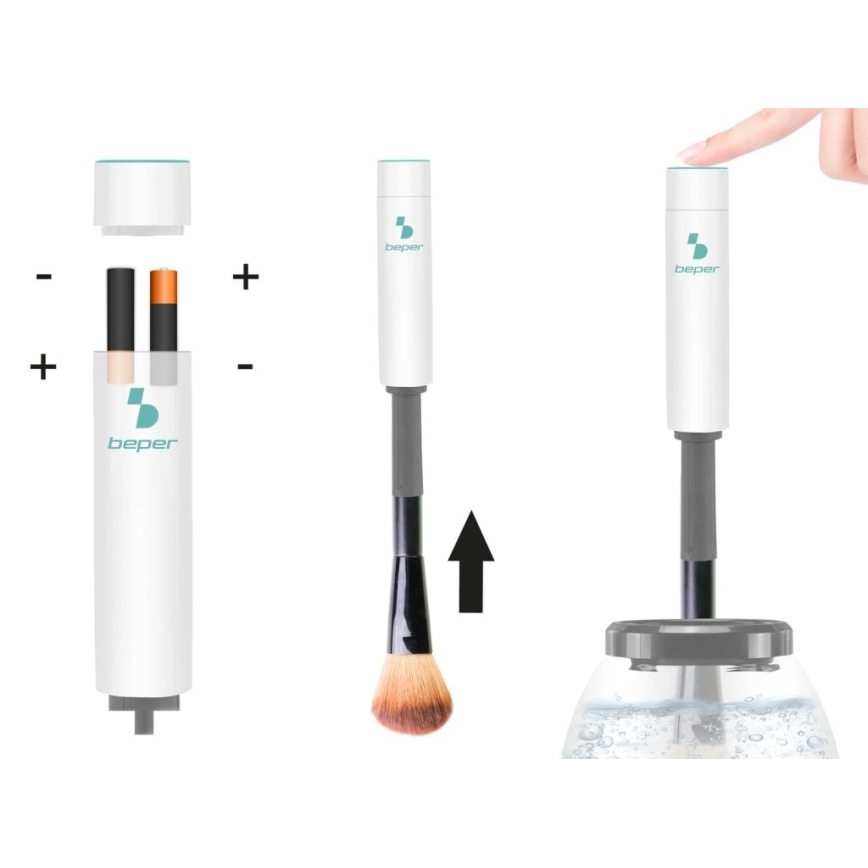 Beper - Rengörare för sminkborstar 2xAAA