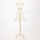 Betjäningsstativ 142x40,5 cm guld