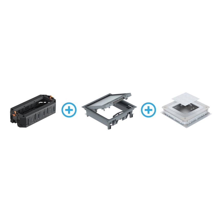 BETTERMANN - Golvbox för betong 12 moduler (6 enheter 45x45)