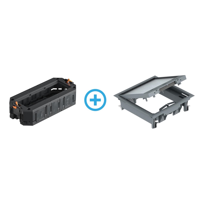 BETTERMANN - Golvbox för dubbelgolv 12 moduler (6 enheter 45x45)