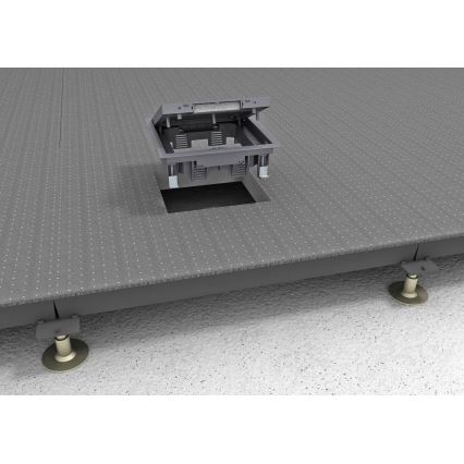 BETTERMANN - Golvbox för dubbelgolv 12 moduler (6 enheter 45x45)