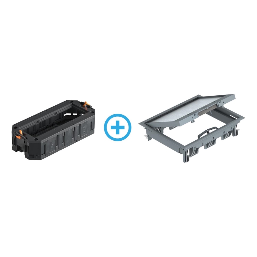 BETTERMANN - Golvbox för dubbelgolv 18 moduler (9 enheter 45x45)