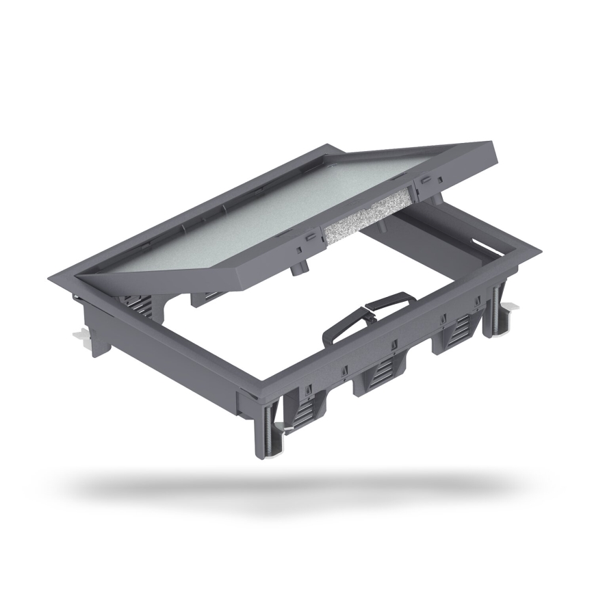 BETTERMANN - Golvbox för dubbelgolv 18 moduler (9 enheter 45x45)