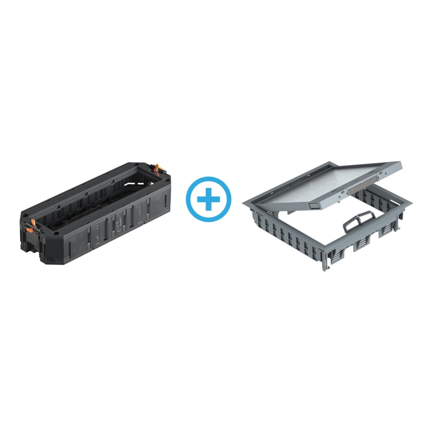 BETTERMANN - Golvbox för dubbelgolv 24 moduler (12 enheter 45x45)