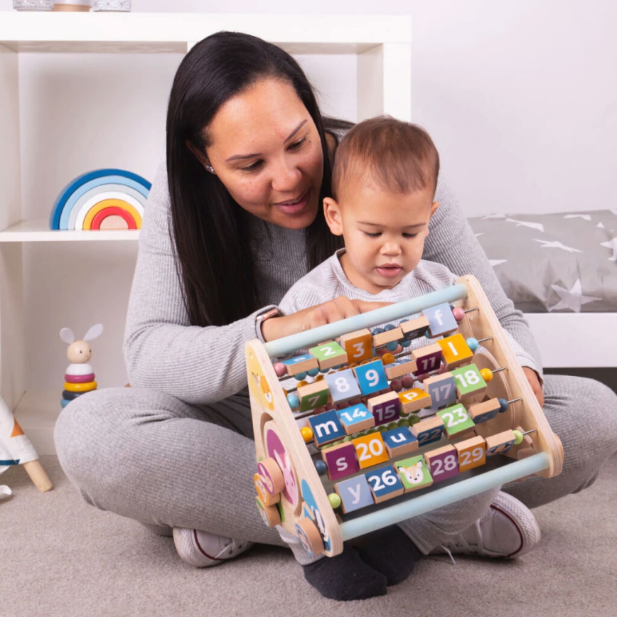 Bigjigs Toys - Aktivitetstriangel med djur