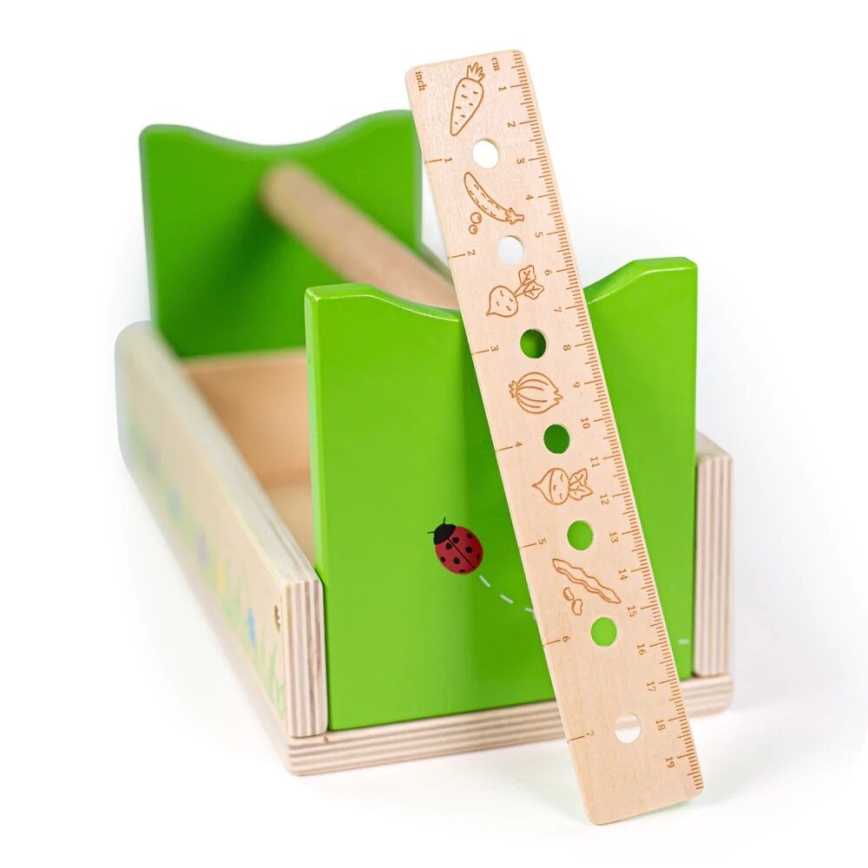 Bigjigs Toys - Gardening kit in a crate