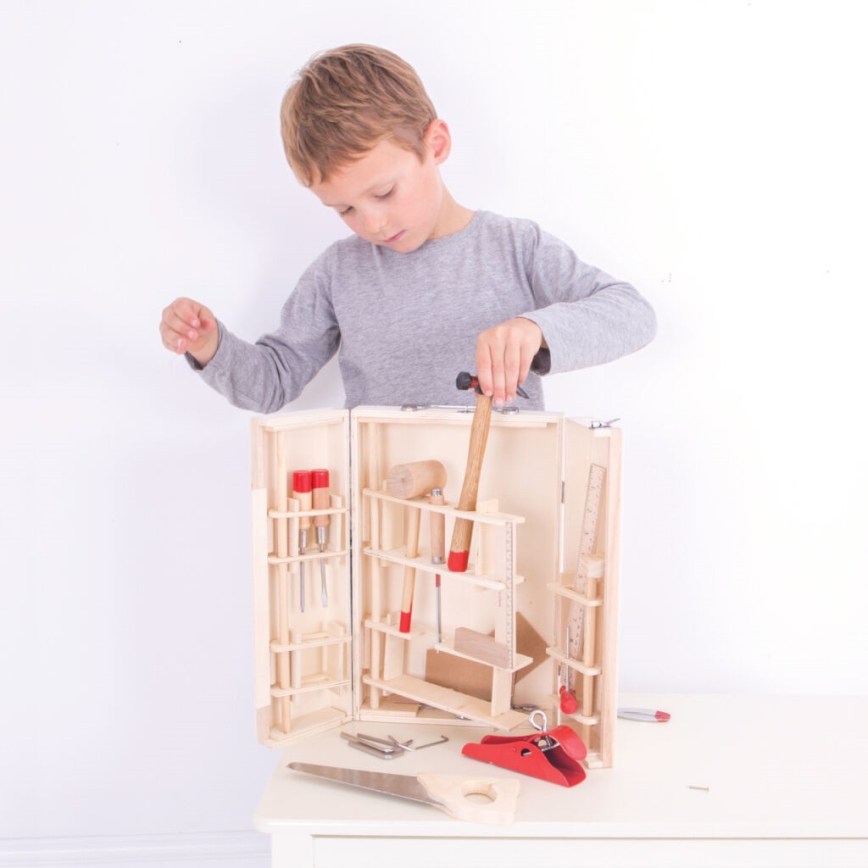 Bigjigs Toys - Låda med verktyg Junior