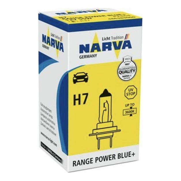 Bilglödlampa H7 PX26d/55W/12V 3700K - Narva 48638RPNVAB1