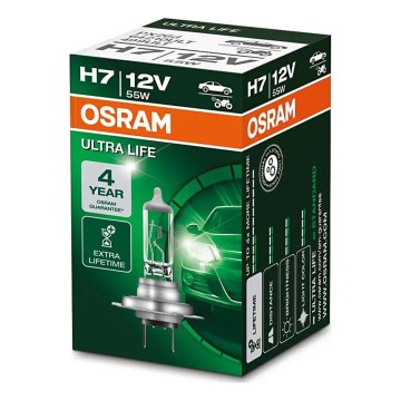 Bilglödlampa ULTRA LIFE H7 PX26d/55W/12V - Osram