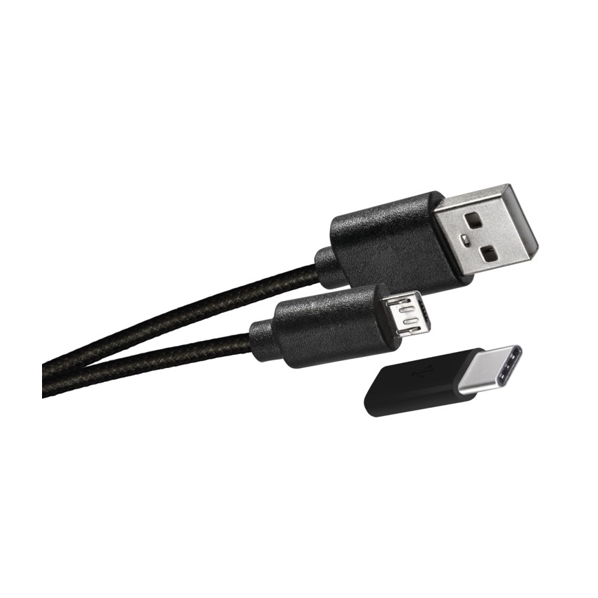 Billaddare 2,1A + Micro-USB-kabel