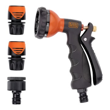 BLACK+DECKER - Bevattningspistol med 3 kopplingar